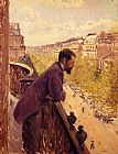 The Man on the Balcony by Gustave Caillebotte